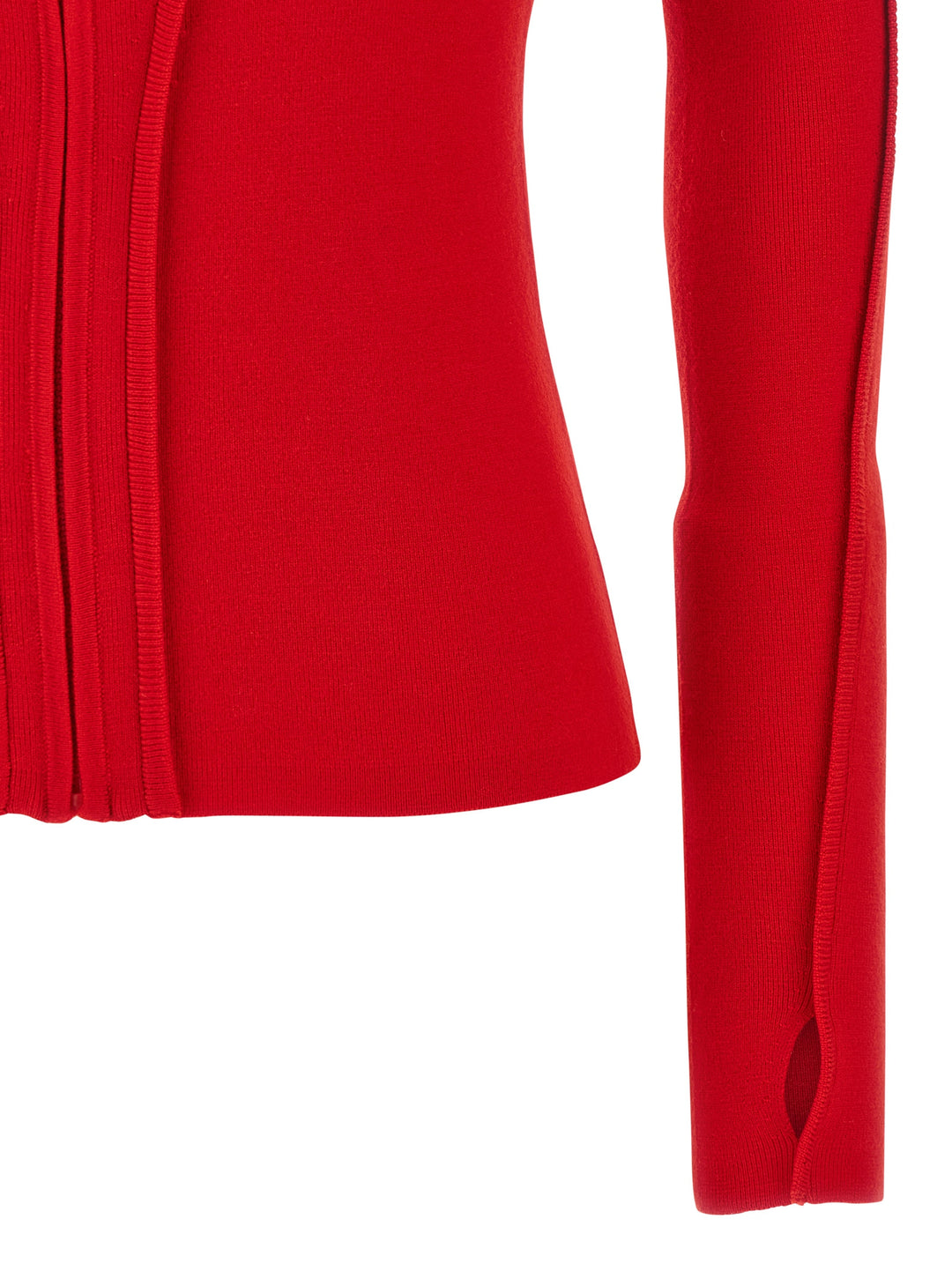Victoria Beckham Hooded Cardigan Sweaters and Cardigans - Red | ec2fa8835956b7073f464a264b37bb988b1980d4