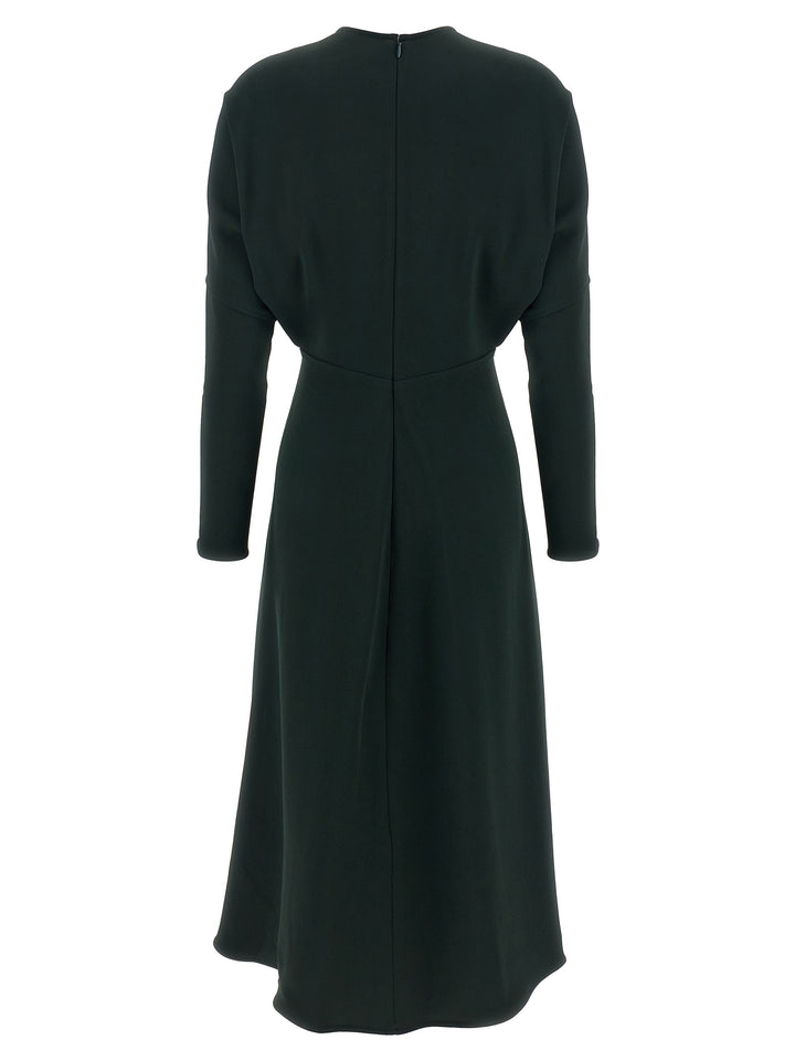 Victoria Beckham Dolman Midi Dresses - Green | 676bf7cd83e667d1658d9b3145f1f74b4c90647f