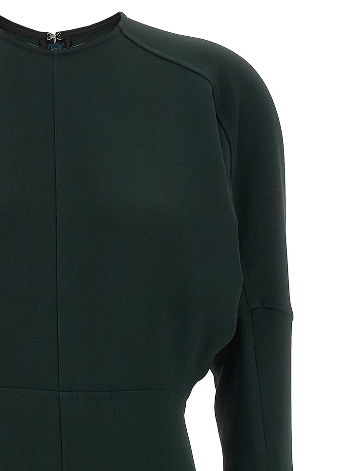 Victoria Beckham Dolman Midi Dresses - Green | bff38c141971340060480632fd61fb534c80bd84