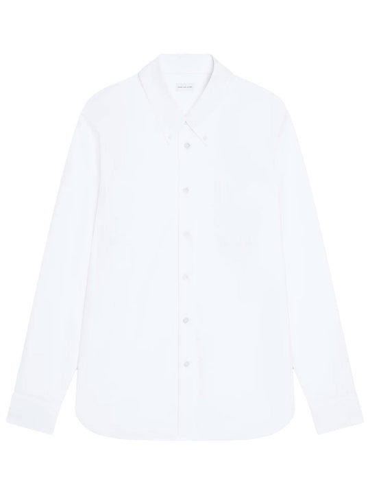 Loose Fit Classic Shirt In Cotton Poplin