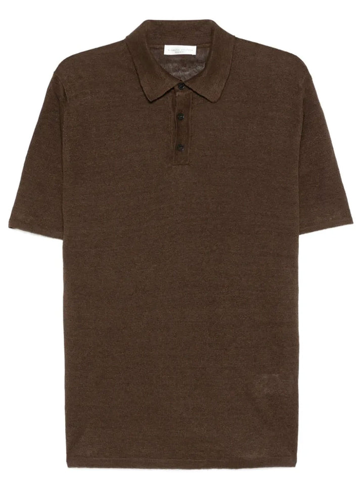 Roberto Collina Polo - Brown | 62f621c71ae3c2bdbc64fbc05baa3c652388845e