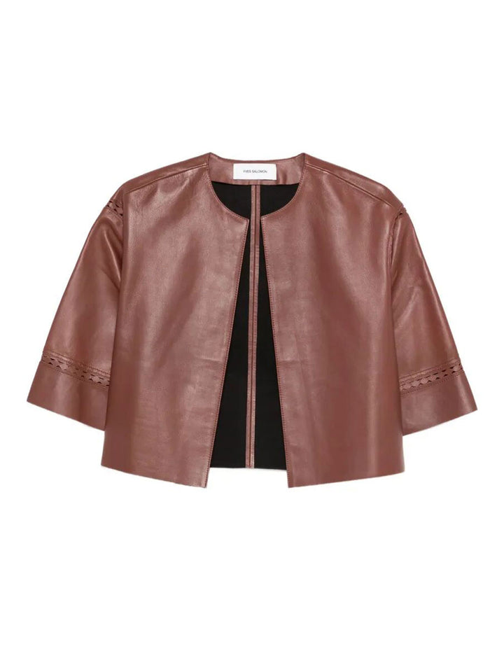 Yves Salomon Leather - Red | 9d1eafedf5cc7413a1c0c25df0e250481c16e65c