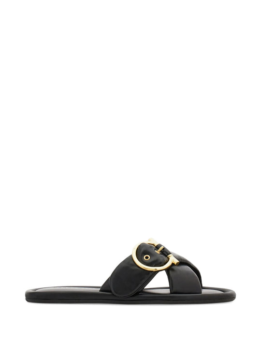 Elyzia Leather Slide