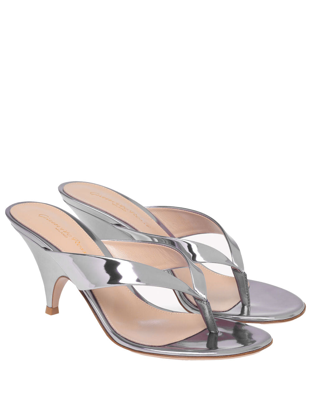 Gianvito Rossi Sandals - Metallic | 48b2694551e09672edd6cb59870c4c840643bba6
