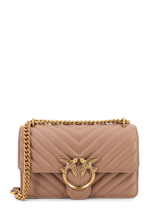 Love One Mini Matelassé Leather Shoulder Bag