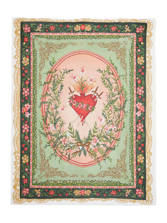 Heart Printed Stole