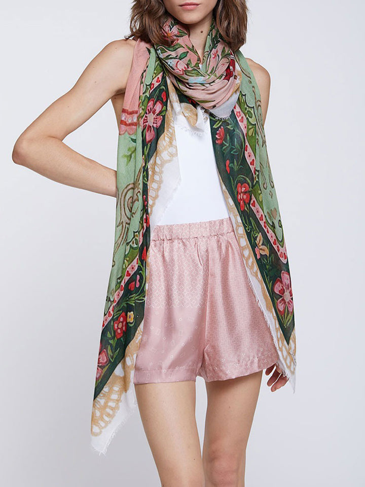 Faliero Sarti Scarves - Green | 4ad61b43a7b566fcf98f41e8162a32eb92313ff3