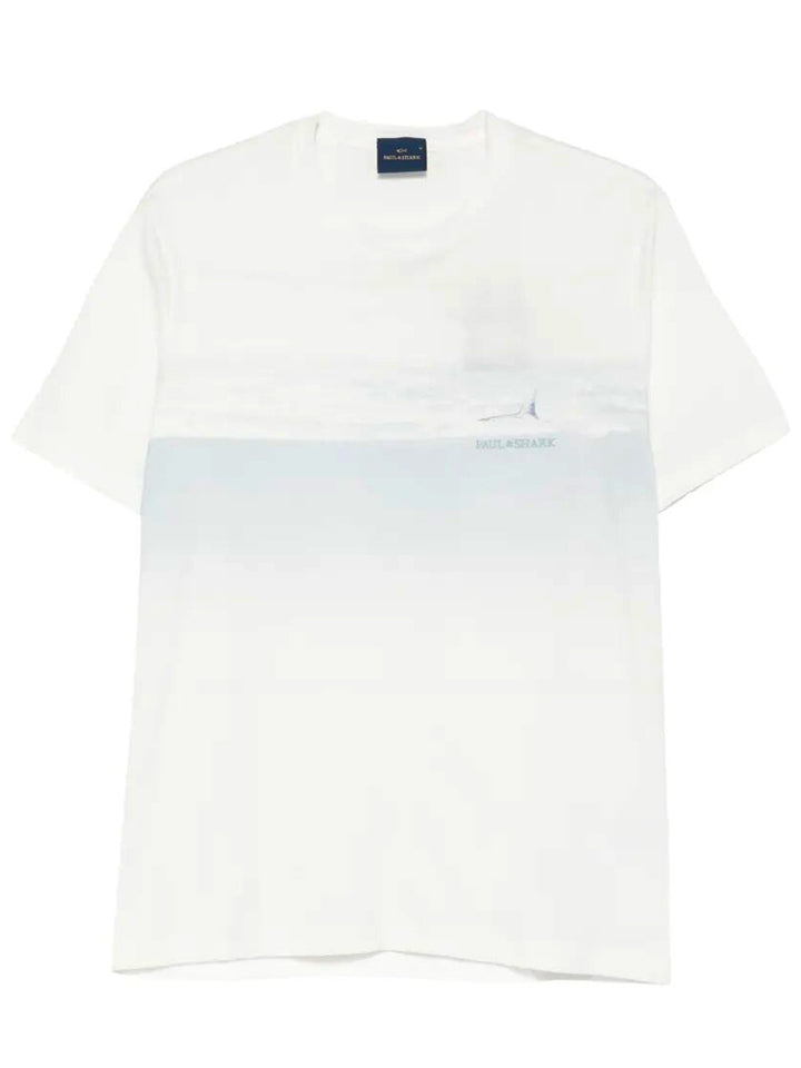 Paul & Shark T-SHIRT - Nude & Neutrals | fec41f2fc80c7c45279596cef5ae72eaf823526b
