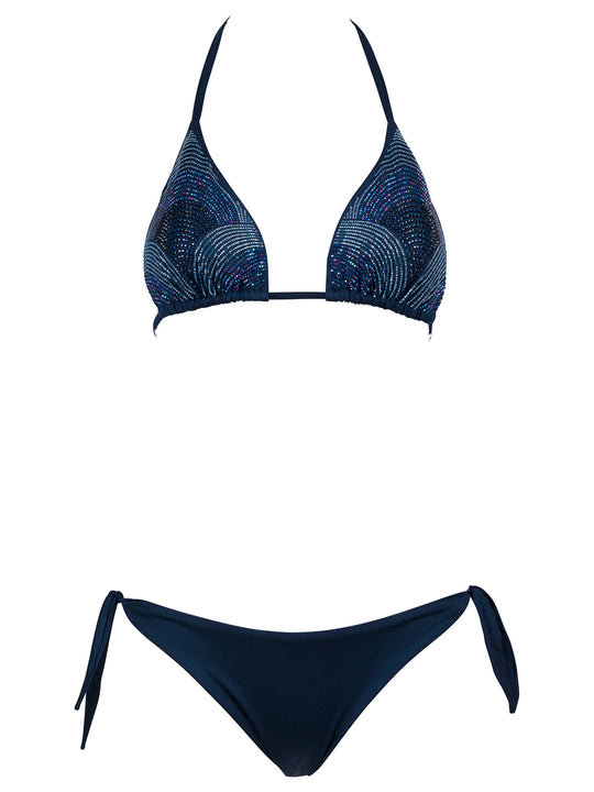 Rhinestone Triangle Bikini