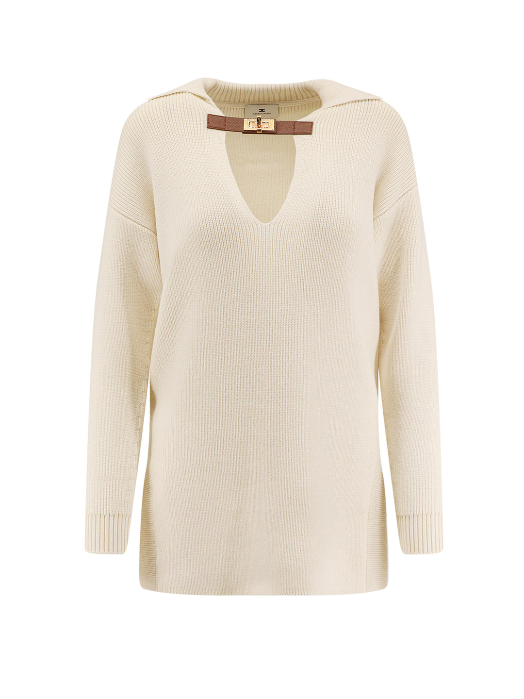 Elisabetta Franchi Sweaters - Milk | 810887e50484ee50412d3c73e77c2b3c9fc3e301