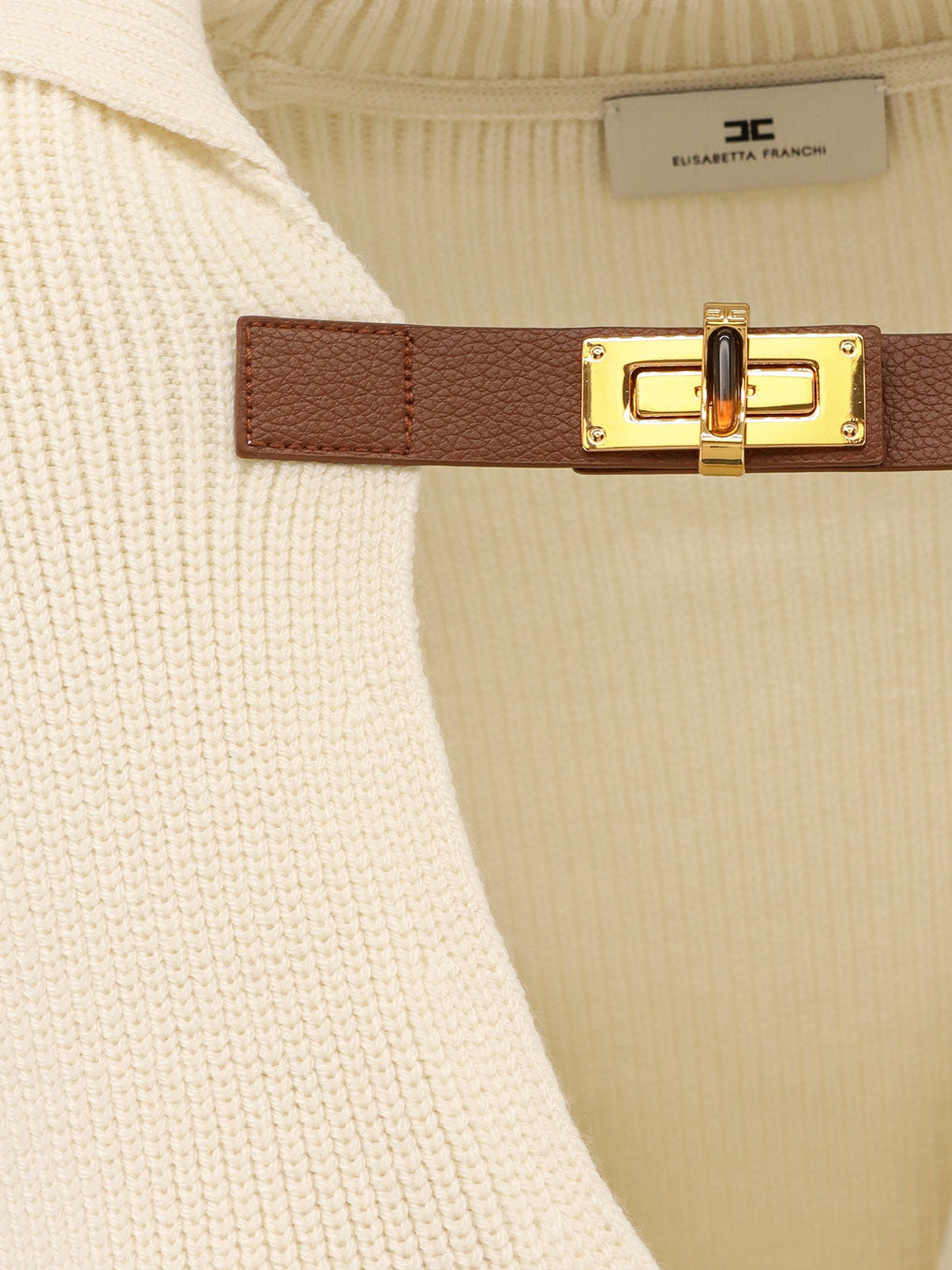 Elisabetta Franchi Sweaters - Milk | d75480fcdae57f7dfc7a68a167d9c9bc1d7a675f