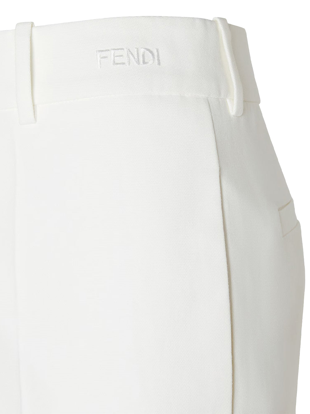 Fendi Wide leg - White | 021977b9ee96a7c609196e3140700e61540b742b