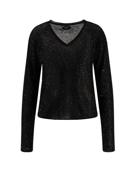 Salomone Wool Sweater With Micro Sequins