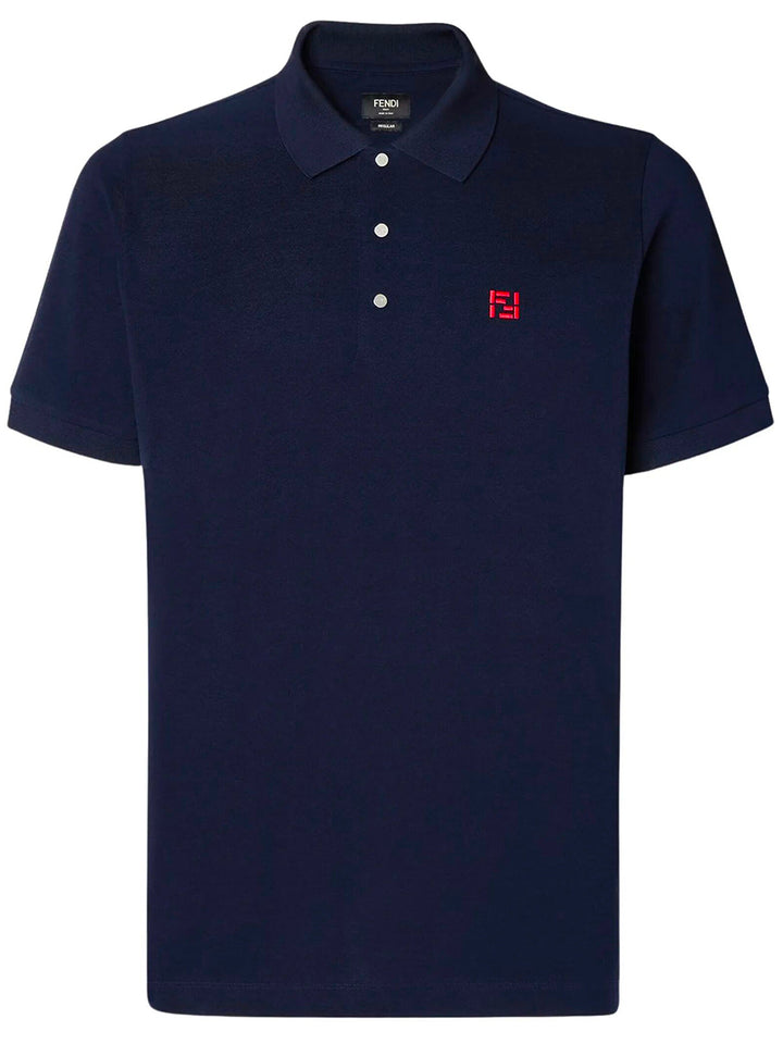 Fendi Polo - Blue | 765b3a5f422c004815d2450698ae61424db990ad