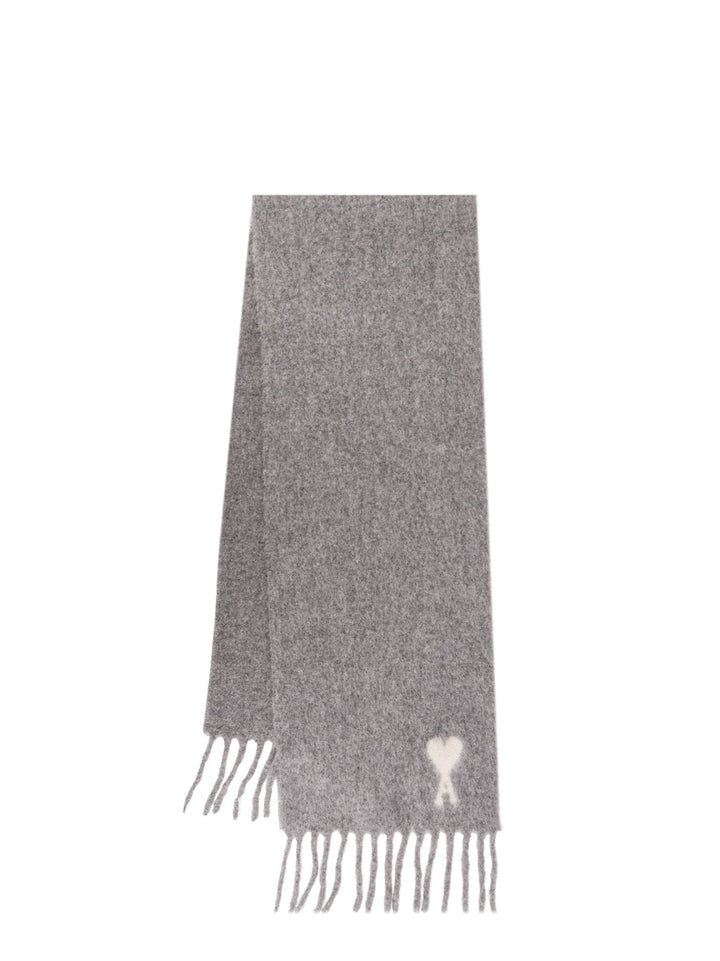 Ami Paris Scarfs - GRIS | 6c3708a924b2b2ee3dba1aff14d713ac98416437