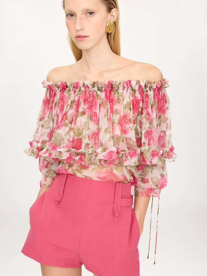 ChloÉ Tops - Pink & Purple | 5ea95f577dd1182c8280fb56979cb1f55ffddf95