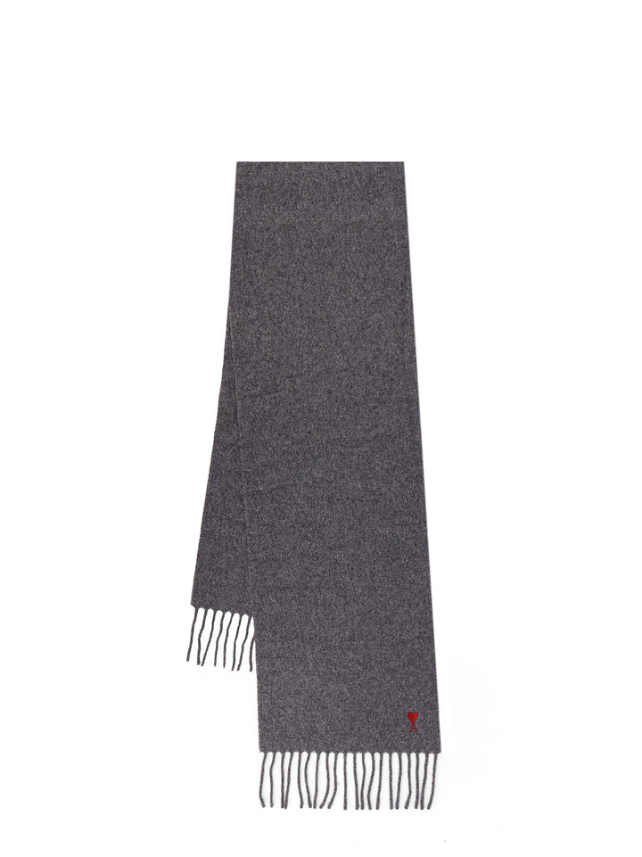Ami Paris Scarfs - GRIS FONCE | 024e2dd184a800617f6c5ad22d5a0c687c05b9e6