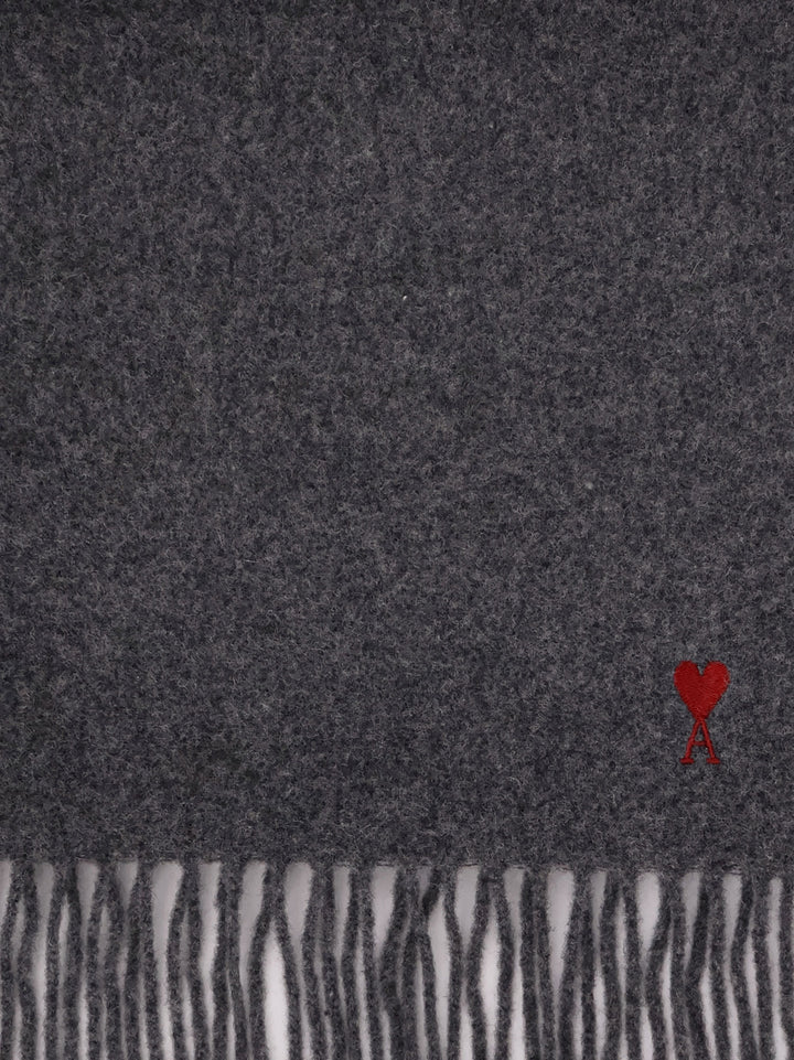 Ami Paris Scarfs - GRIS FONCE | cc3252cf41bdec44d39e62e5a3039d7f5cd59e15