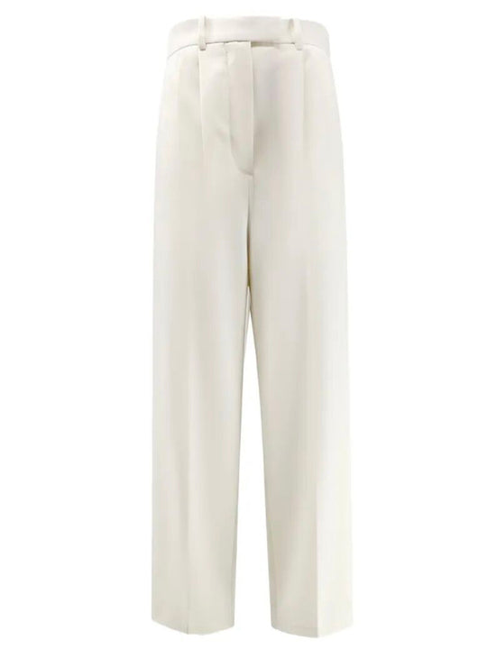 Double-Pleated Wool And Mohair Trousers