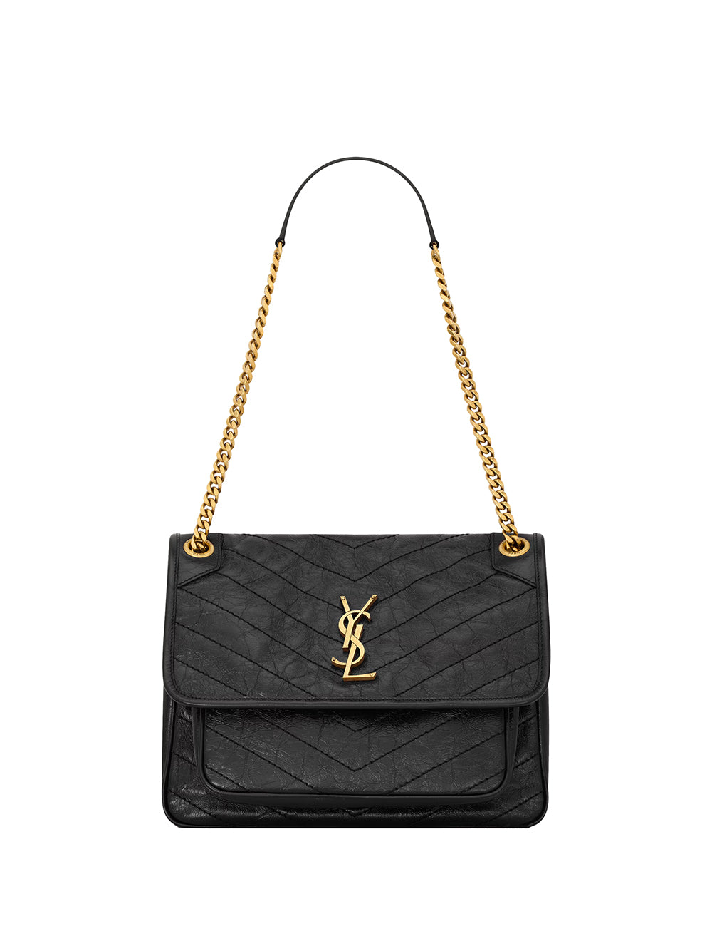 Saint Laurent Paris Shoulder Bags - Black | b11f4b885adaeea4f4adbbb114f065964fcb5c32