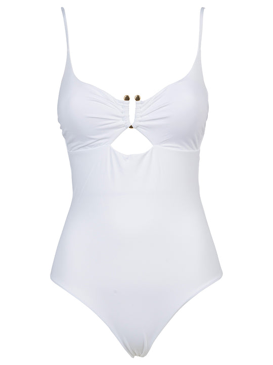 One-Piece Swimsuit With Buckle