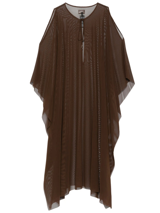 Semi-Sheer Kaftan Dress