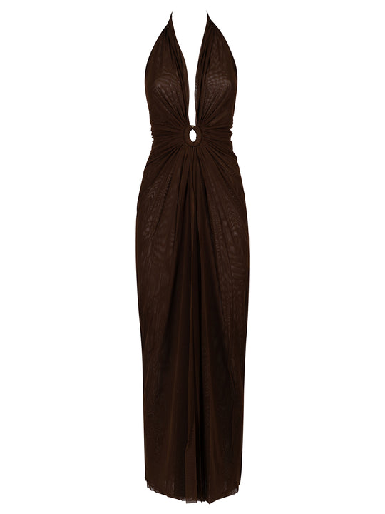 Tulle Long Beach Dress