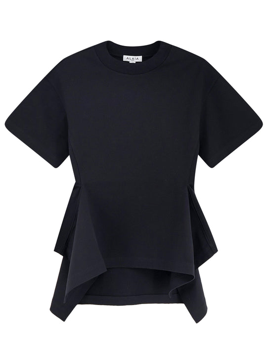 Cotton Paneled T-Shirt