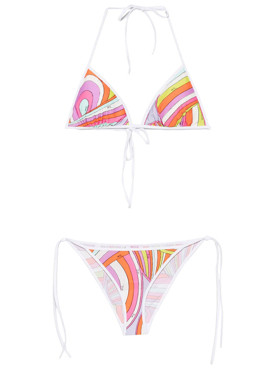 Iride Print Triangle Bikini