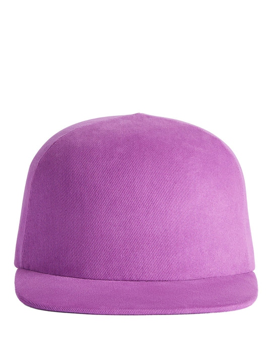 Logo Embroidered Cotton Drill High Rounded Hat