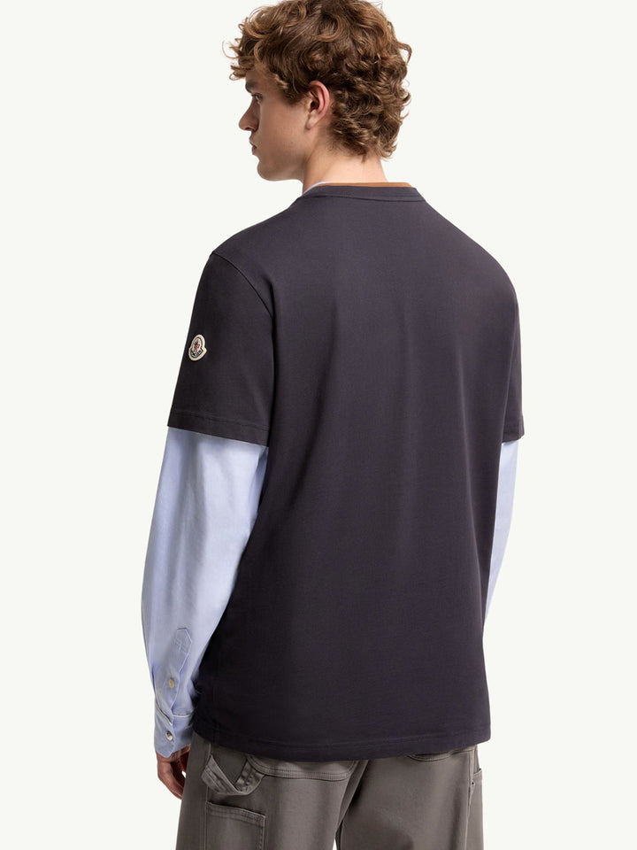 Moncler T-shirts - Blue | 4433f37e078190b64ac6094df68de09783f3f35e