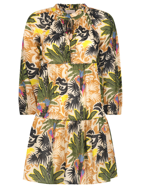 Clara Caftan Short Dress