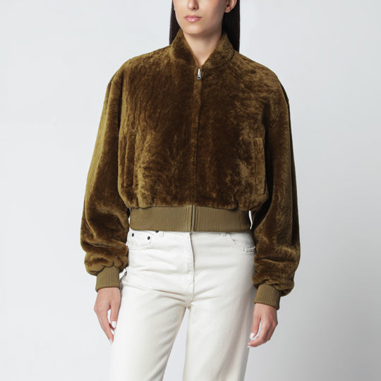 Olive Green Azra Bomber Jacket