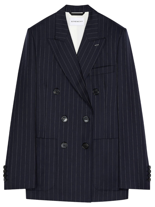 Double Breasted Jacket In Wool