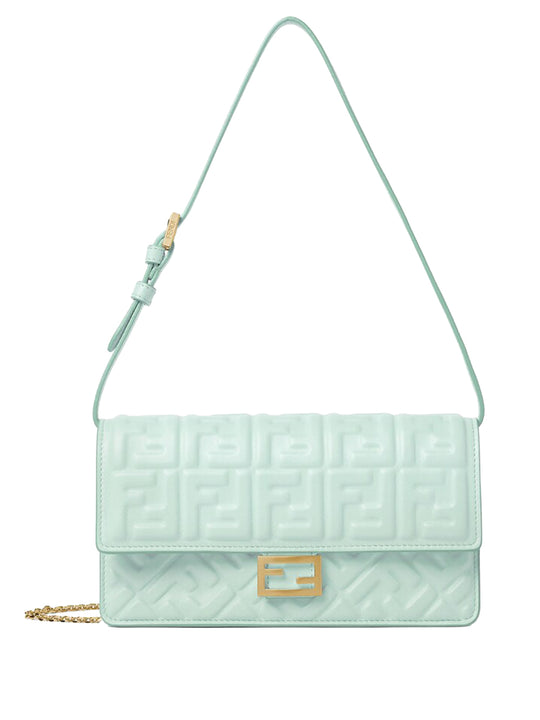 Wallet On Chain Baguette In Nappa Leather With Ff Motif