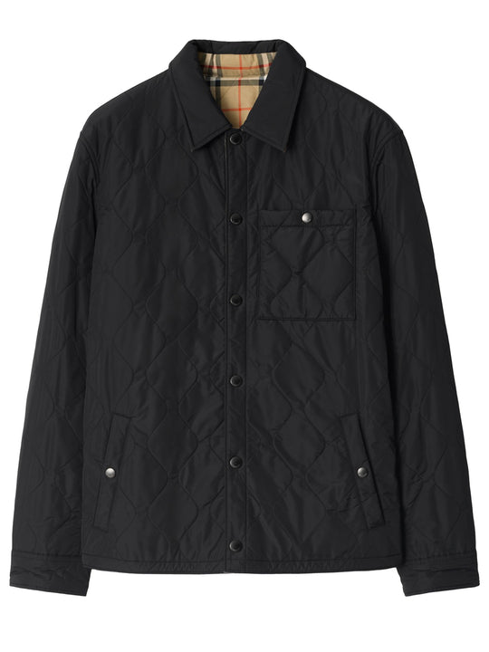 Reversible Quilted Nylon Overshirt