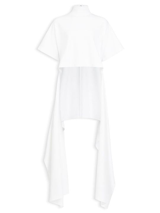 Asymmetric Cotton Jersey T-Shirt