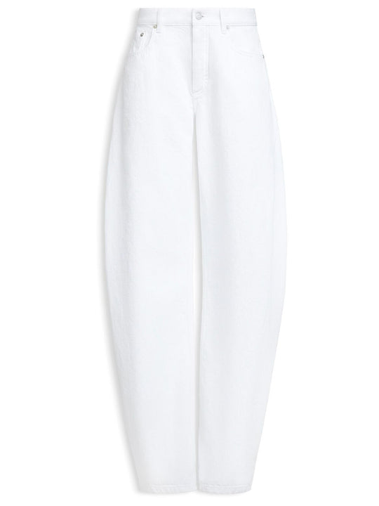 Rounded Denim Trousers