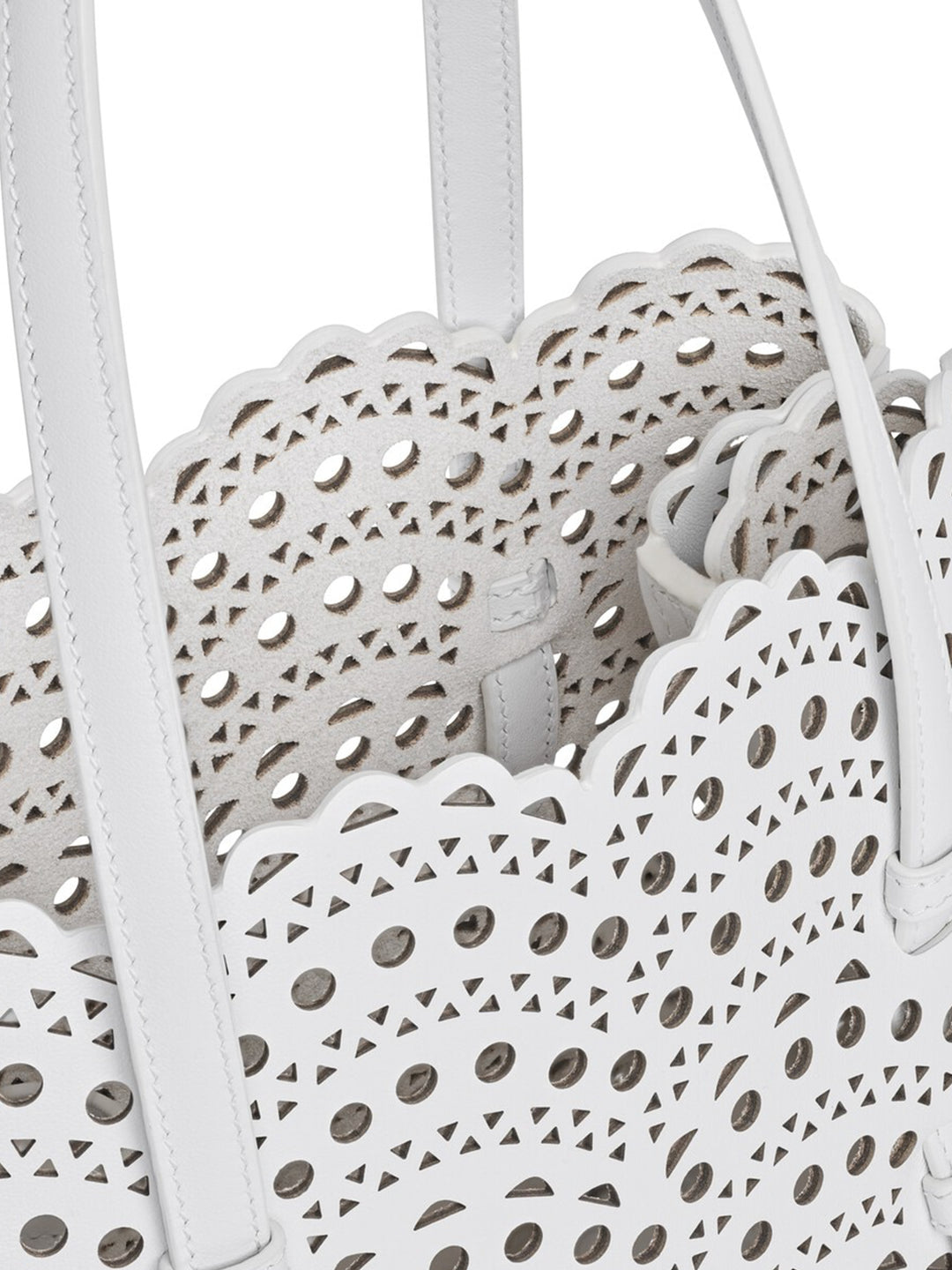 AlaÏA Handbag - White | a3fd81fcd21d3783eb8317de949fc16850eafc57