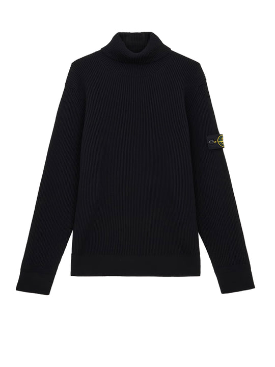 Certified Virgin Wool Turtleneck Sweater