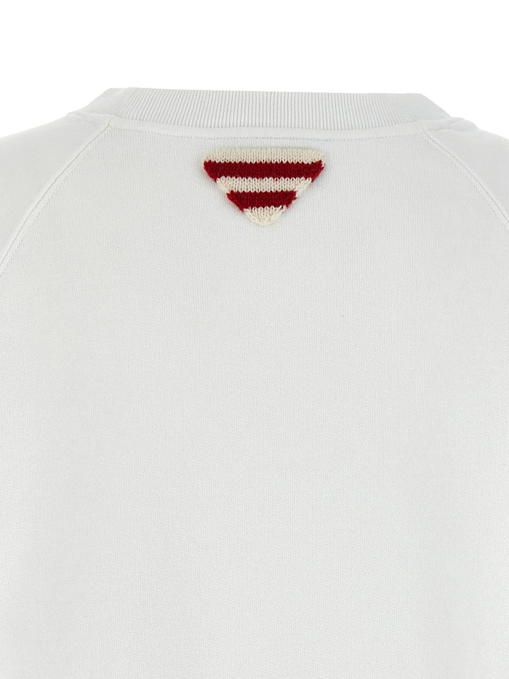 Prada Print Sweatshirt - White | 3b45ada3a2f9d704fafd2311534ac88128b4de4d