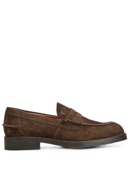 Suede Penny Loafers