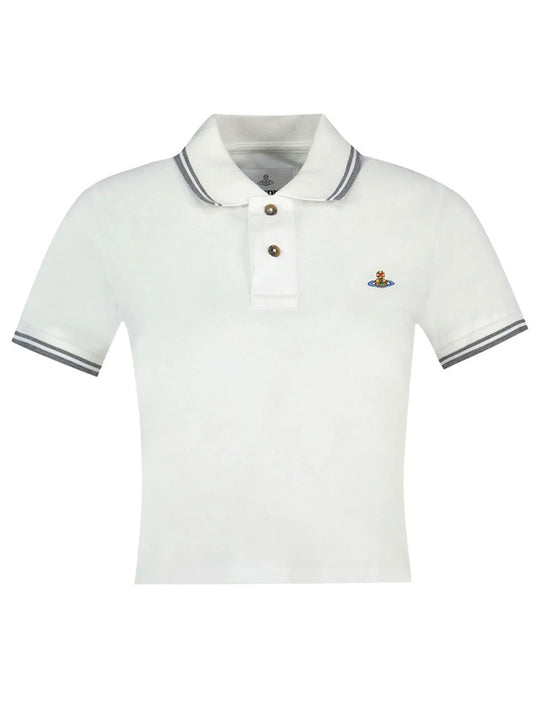 Mini Classic Polo Shirt With Orb Embroidery