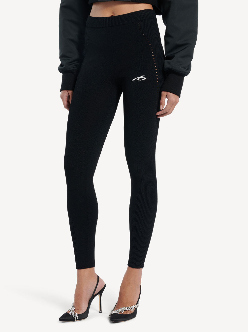 Balenciaga Leggings - Black | 019fddbed21a27c8eca2cd5b0680766a7e344452