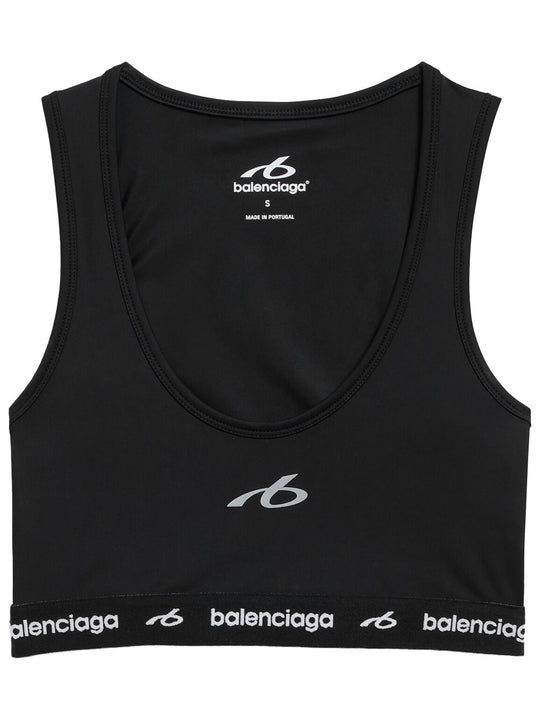 Techwear Bra Tank Top In Technical Fabric