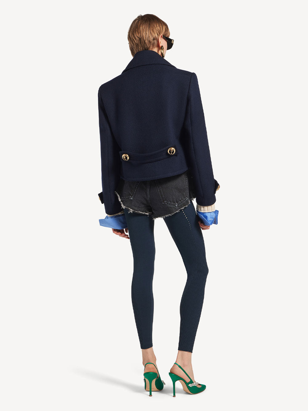 Balenciaga Double breasted & peacoat - Blue | 685c72b18a725d7081d292d68b558b5c3b4cd7c4