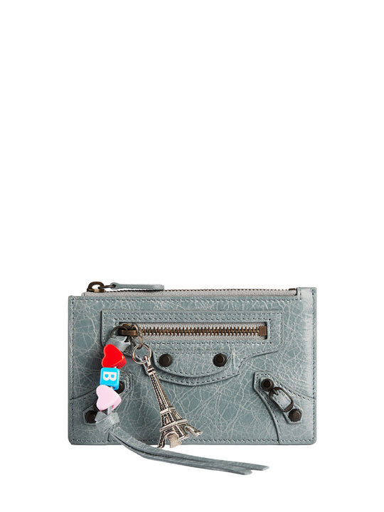 Le City Long Coin And Card Holder In Arena Lambskin With Charms