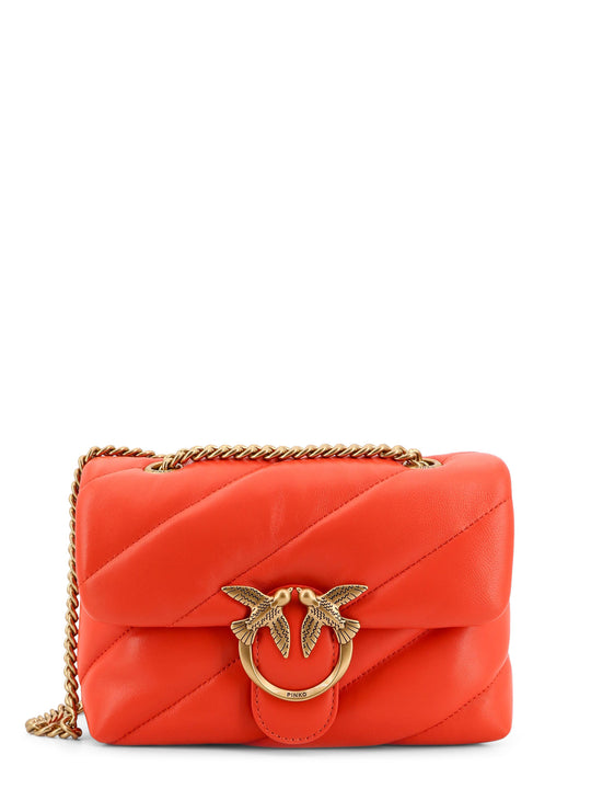 Matelassé Leather Shoulder Bag With Iconic Love Birds Buckle