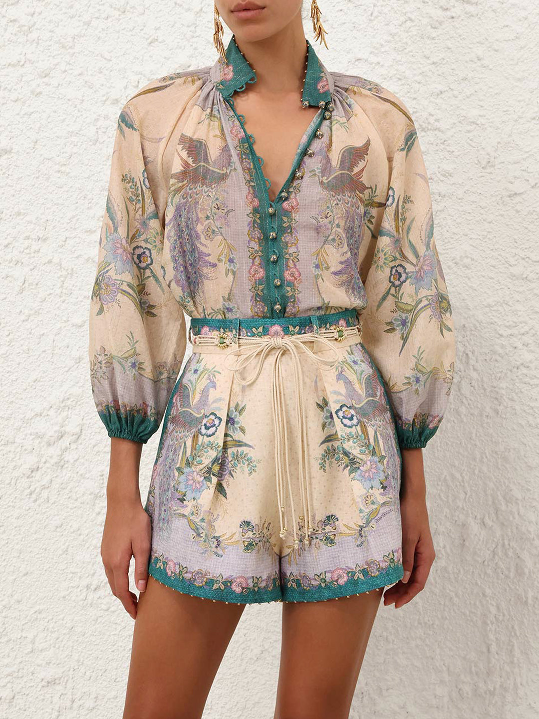 Zimmermann Short - Nude & Neutrals | 8e4fb631dcdd8bdbab39a7db42cc130150e12e92
