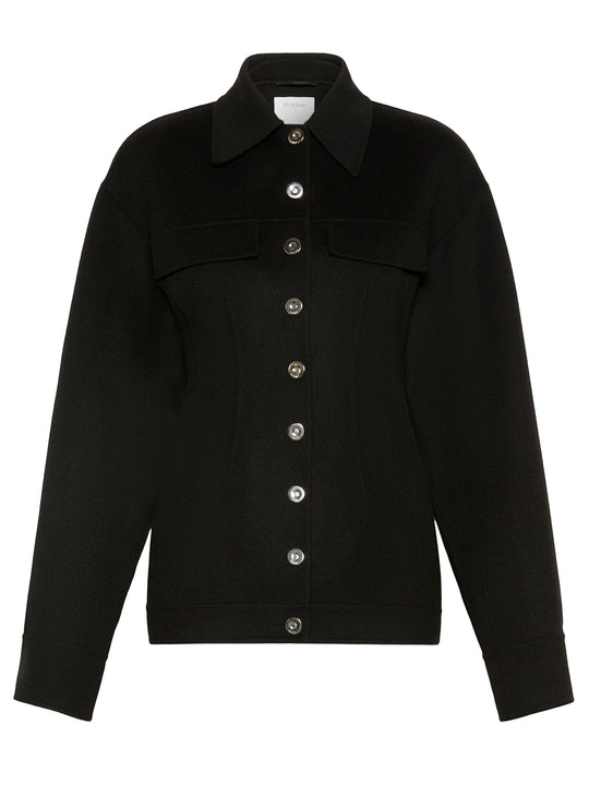 Shaped Jacket In Pure Wool